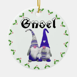 Scandi Gnomes "Hrold & Hilga" Keramisch Ornament