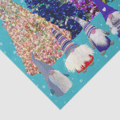 Scandi Gnomes kerstscene Tissuepapier (Detail)