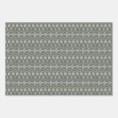 Scandi green kerstset inpakpapier vel (Voorkant 3)