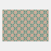 Scandi Holiday Pattern Cute Inpakpapier Vel (Voorkant 3)