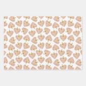 Scandi Holiday Pattern Cute Inpakpapier Vel (Voorkant 2)