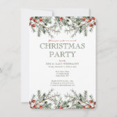 Scandi kerstfeest groen kaart (Voorkant)