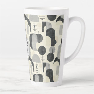 Scandi Motif No.2 Latte Mok
