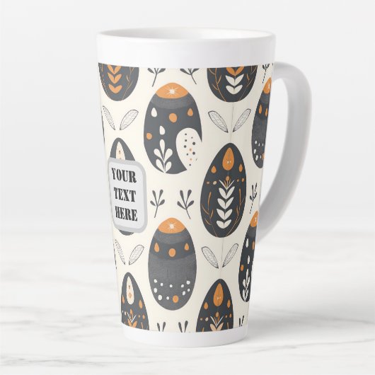 Scandi Motif No.6 | Latte Mok (Rechterhoek)