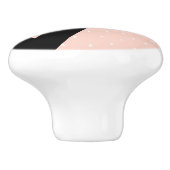 Scandi Mountain Peak Design Keramische Knop (Zijkant)