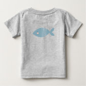 Scandi schattige ijsbeer en vis  (Achterkant)