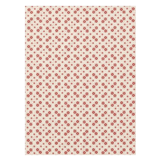 Scandi Starburst Sneeuwvlok Tafelkleed (Voorkant)