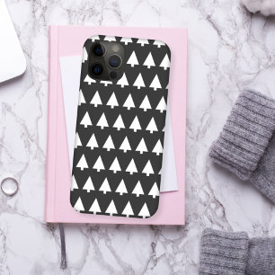 Scandi Tree Patroon Minimalistisch zwart-wit
