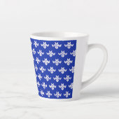 SCANDIA BLUE KNIT Latte Mug (Droite)