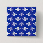 SCANDIA BLUE KNIT Square Pin Button (Voorkant)
