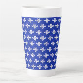 SCANDIA BLUE KNIT Tall Latte Mug (Devant)