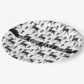 Scandia Folk Art Deer Papieren Bordje (Gekanteld)