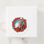 Scandinadic Kerstgnome Bedankjes Labels (In situ)