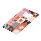 Scandinave géométrique : Motif d'oeuvres colorées (Devant Angle)