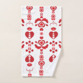 Scandinave Noël moderne Motif (Serviette à main)