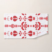 Scandinave Noël moderne Motif (Serviette à main)