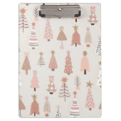 Scandinave Sapins Roses Klembord (Voorkant)