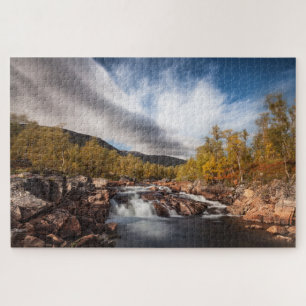 Scandinavia Autumn Landschap Legpuzzel