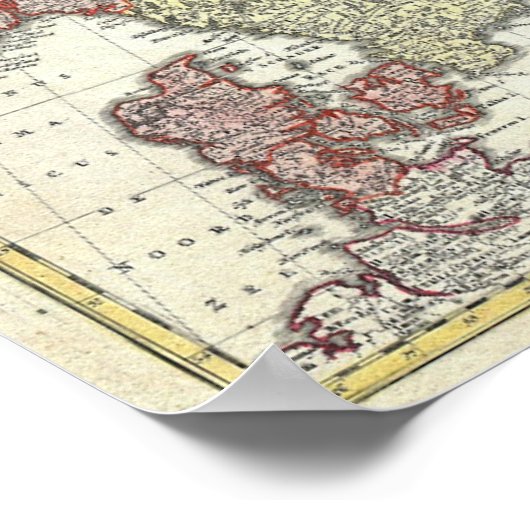 Scandinavia Map Poster (Hoek)