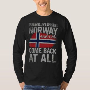 Scandinavia Noorse vlag Noords land Noorwegen T-shirt
