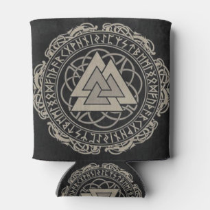 SCANDINAVIAIRE RUNES, NORDIC MYHOLOGY VALKNUT BLIKJESKOELER