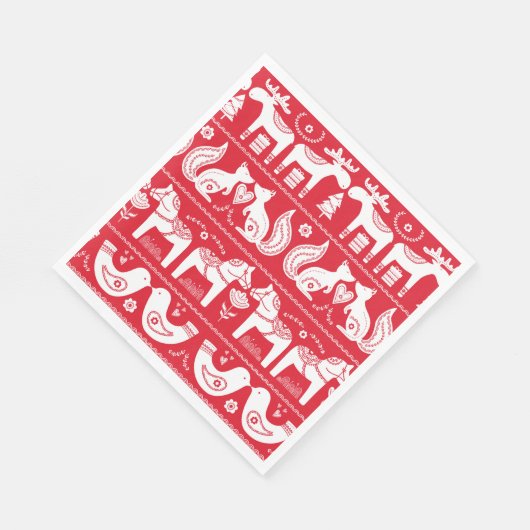 Scandinavian Animals Papieren servetten (Hoek)