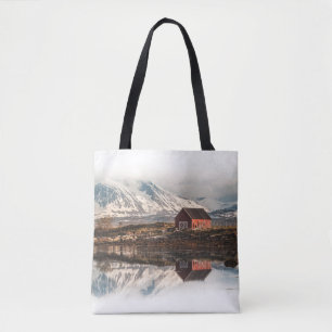 Scandinavian Boat House Landscape Draagtas