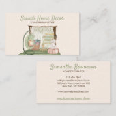 Scandinavian Boho chic Decor Cat Dog Home Beach Visitekaartje (Voorkant / Achterkant)