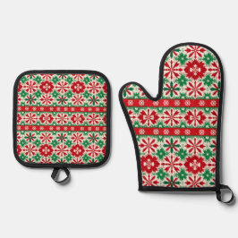 Scandinavian Christmas Edition 2 Ovenwant & Pannenlap Set