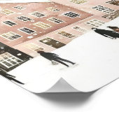 Scandinavian Christmas Print Norway Illustration  (Hoek)