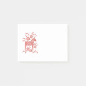 Scandinavian Dala Horse Post-it® Notes (Voorkant)