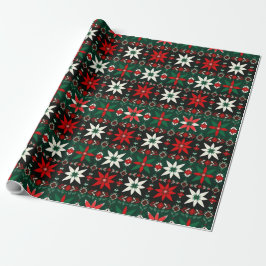 Scandinavian Fair Isle Christmas Edition 3 Cadeaupapier