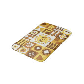 Scandinavian Floral: Abstracte Kaart. Badmat (Gekanteld)