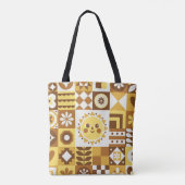 Scandinavian Floral: Abstracte  Kaart. Draagtas (Achterkant)