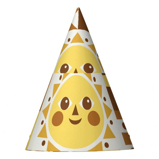 Scandinavian Floral: Abstracte Kaart. Feesthoedjes (Voorkant)