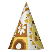 Scandinavian Floral: Abstracte Kaart. Feesthoedjes (Links)