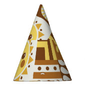 Scandinavian Floral: Abstracte Kaart. Feesthoedjes (Rechts)