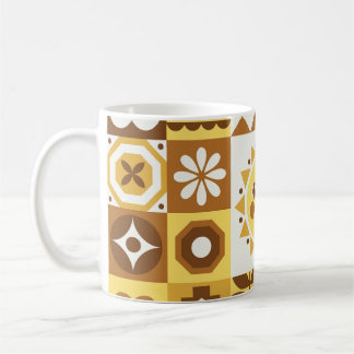 Scandinavian Floral: Abstracte  Kaart. Koffiemok