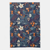 Scandinavian Floral Print Theedoek (Verticaal)