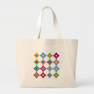 Scandinavian Flowers Bag Grote Tote Bag