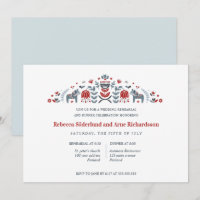 Scandinavian Folk Art Dala Horse Rehearsal Dinner