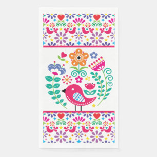 Scandinavian Folk Art Servet