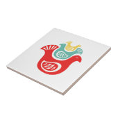 Scandinavian Folk Birds Tegeltje (Zijkant)