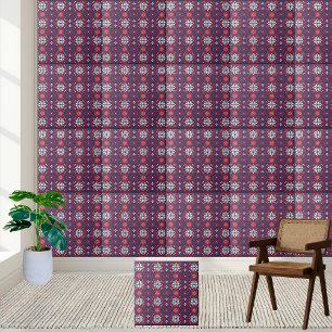 Scandinavian Folk Pattern Tegel Tegeltje