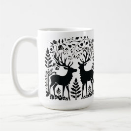 Scandinavian Folk Woodland Coffee Mok