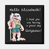 Scandinavian Funny look Love Troll Magneet (Voorkant)