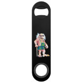 Scandinavian Funny look Ogre Troll Speed Flessenopener (Achterkant)