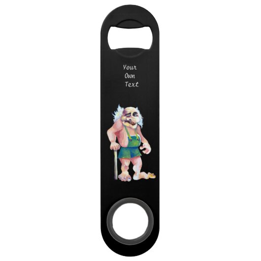 Scandinavian Funny look Ogre Troll Speed Flessenopener (Voorkant)