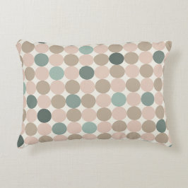 Scandinavian Geometric Accent Pillow Turquoise Kussen