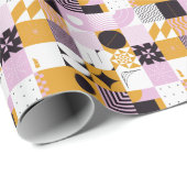 Scandinavian Geometric: Hand-getrokken kunstwerk. Cadeaupapier (Rol Hoek)